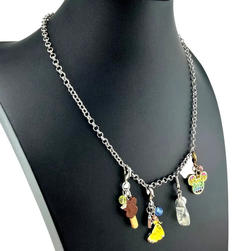 Official Disney Parks Charms Mickey Mouse Cinderella Belle Clip On 17